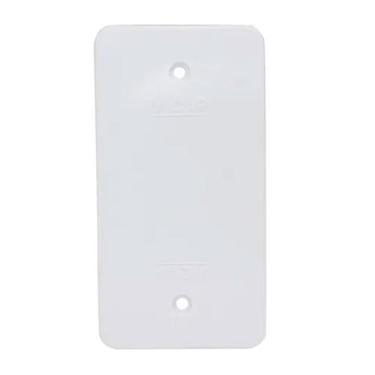 Imagem de Tampa Cega Pvc 1/2 3/4 Para Condulete Branca Masster - Masster Plástic