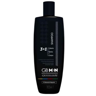 Imagem de Shampoo GB Men 3 em 1 Cabelo/Barba/Corpo 300ml - Giovanna Baby