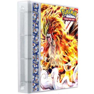 Imagem de Pasta Fichário Álbum Cristal Cartas Cards Pokémon Com 30 Folhas 9 Bols