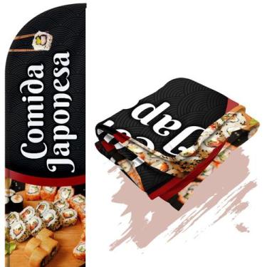 Imagem de Bandeira Para Wind Banner (só tecido) Comida Japonesa - Fadrix