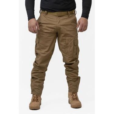 Imagem de Calça Tática Modelo Cargo - TERRITÓRIO MILITAR, GG, Coyote