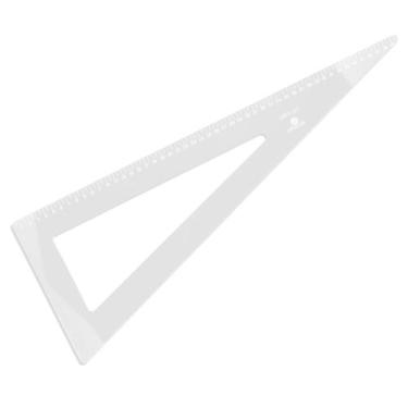 Imagem de Régua Esquadro 50cm Modelagem Confecção 50x18cm Acrílico - Levolpe