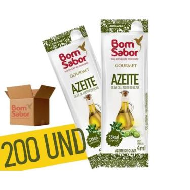 Imagem de Azeite De Oliva Bom Sabor 200 Sachês Stick - Caixa Fechada