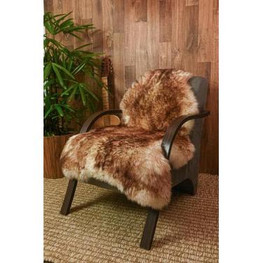 Imagem de Pelego Natural de Ovelha Premium Raro Chamuscado 120cm x 75cm - JS PEL