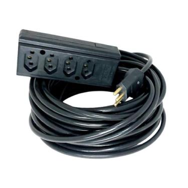 Imagem de Extensão Elétrica 10A/20a Reforçada 10m PP 2x2,5mm 4 Tomadas - Margiri