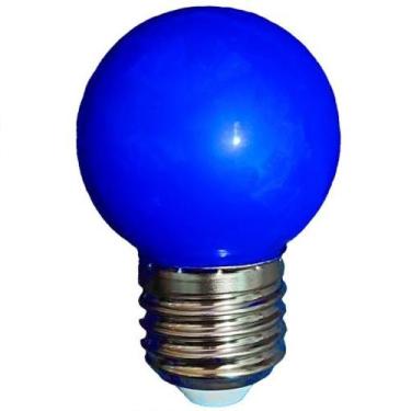 Imagem de kit 10 Lâmpadas Led Mini Bulbo Bolinha E27 1w Coloridas 110V 220V - Em