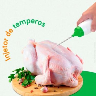 Imagem de Injetor De Temperos Churrasco Aves Carnes Assados 350ml - Injetemp