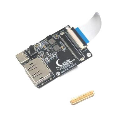 Imagem de Adaptador DP/Type-C para EDP 30/40 pinos - 4K/8K/120Hz para Tela LCD, 