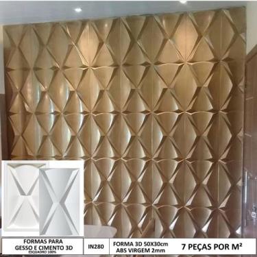 Imagem de Forma 3d molde para gesso 3d orion 50x30cm em abs 2mm gesso / cimento 