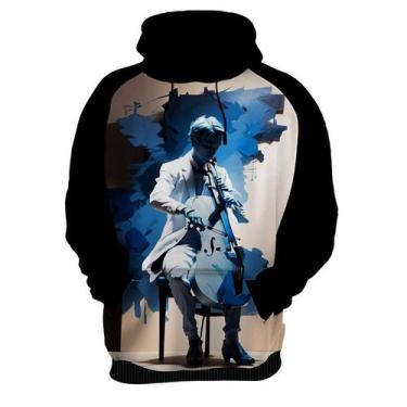 Imagem de Moletom Casaco Blusa Instrumento Corda Violoncelo Arte 2 - Enjoy Shop,
