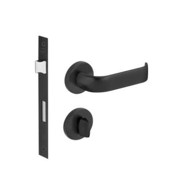 Imagem de Fechadura Duna 3 Banheiro 40mm Preta PP M09J5Z R0069 BZ1300 Imab