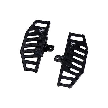 Imagem de POWER JAMES Mini Rider'S Pedal Preto Controle de Piso para Harley Davidson 84-2017 Softail Dyna Low Rider, Softail Standard, Street Bob, Fat Bob e Touring Passenger'S (Para 2017 Antes)