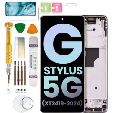 Imagem de (OLED/com impressão digital) Montagem LCD para Motorola Moto G Stylus 5G (versão 2024) XT2419 Kit de substituição de tela (Caramel Latte)