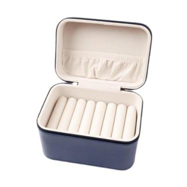 Imagem de kowaku Pulseira caixa de armazenamento recipiente portátil grande capacidade titular caso exibição jóias pulseira organizador para vender casa quarto,