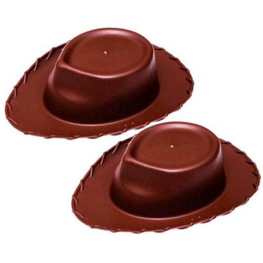 Imagem de 2 Chapéus Vaqueiro Cowboy Fantasia Estilo Woody ou Jessie - Toy Master