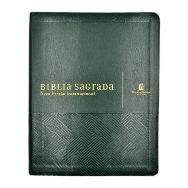 Imagem de Livro - Bíblia NVI, Couro Soft, Verde, Com Espaço para Anotações, Leit
