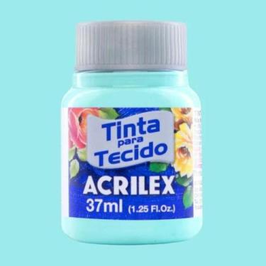 Imagem de Tinta Tecido Acrilex 37ml Cores em , VERDE GLACIAL - 552
