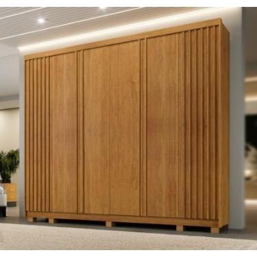 Imagem de Guarda Roupa Arezzo 6 Portas Benetil Móveis - Cinamomo