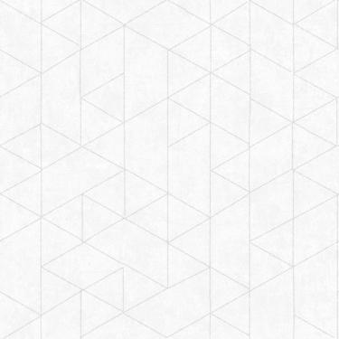 Imagem de Papel De Parede Bobinex Essencial Geométrico Branco 4337