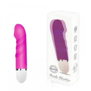 Imagem de Vibrador Com Relevo Ondas Female Vibrator Vipmix, Pink
