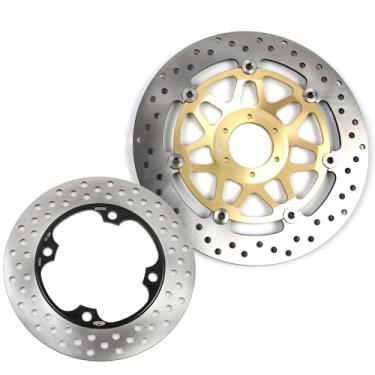 Imagem de Discos de freio dianteiros e traseiros flutuantes para Honda CB250F Hornet 250 1997-2018, acessórios de substituição de motocicleta dourados