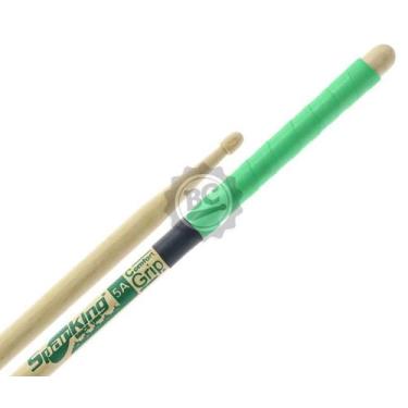 Imagem de Baqueta Spanking Comfort Grip 5A Verde com cabo emborrachado mais pega