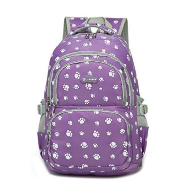 Imagem de VIDOSCLA Mochila infantil para meninas, mochila escolar para meninos, nº 16, roxo, Backpack, Mochilas de viagem