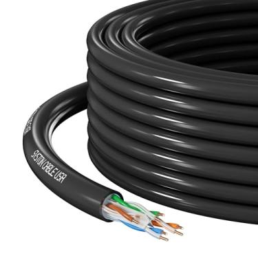 Imagem de Syston Cable Technology Cabo De Rede Ethernet Cat 6E Syston Direct Burial 600 Mhz, Utp 23 Awg A Granel, Classificação De Planta Externa (Osp), Fio De Cobre Puro Desencapado, À Prova D'Água, Bloquead