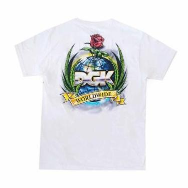 Imagem de Camiseta DGK Global Tee - Branco (Importado)-Masculino