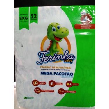 Imagem de Fralda Ferinha Baby EXG 52 fraldas pacote mega, Cores diversas