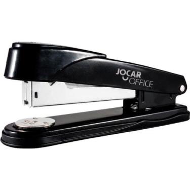 Imagem de Grampeador de Metal Jocar Preto 16CM para ATÉ 50 Folhas - Leonora