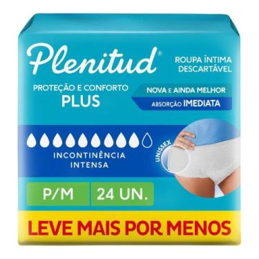 Imagem de Roupa Íntima Descartável Plenitud Protect Plus com 24, P/M c/24
