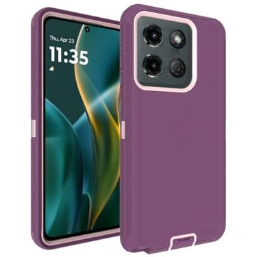 Imagem de Aliruke Capa para Moto G Stylus 5G 2025, proteção contra quedas de 4,9 m, com capa à prova de poeira, capa de telefone resistente à prova de choque de 3 camadas para Motorola Moto G Stylus 5G (2025