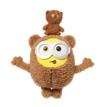 Imagem de Brinquedo de pelúcia MINISO Minions Bob+Tim, fantasia de 28 cm para crianças