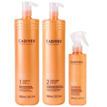 Imagem de Kit Cadiveu Nutri Glow sh 980ml + CD 980ml + Leave-in Nut. 215ml