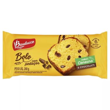 Imagem de Bolo de Cenoura com Pedaços Chocolate Bauducco 280g