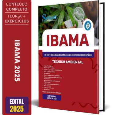 Imagem de Apostila Concurso Ibama 2025 - Técnico Ambiental