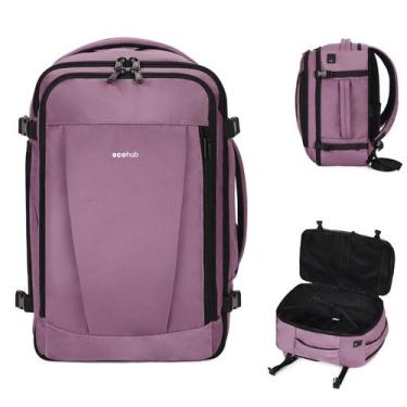 Imagem de Mochila de viagem ECOHUB Spirit Airlines Carry On 30L rosa
