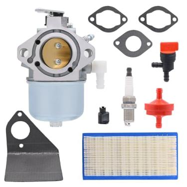 Imagem de NIMTEK Carburador 5-4993 com cartucho de filtro de ar plano 691643 para 694526 690119 690118 690115 690111 499029 19G412 19E412 192432 motor cortador de grama 10HP Trator