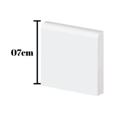 Imagem de Guarnição Poliestireno 07cm Boleado Branco 42007 Arquitech
