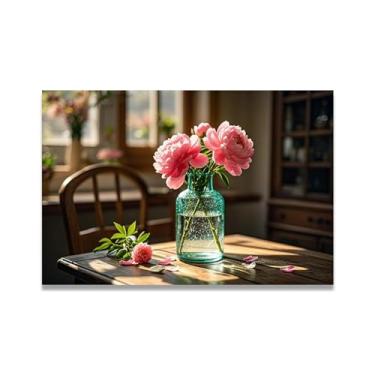 Imagem de Impressão em tela acolchoada Hillscape View Cozy Town Paisagem de Aldeia Quente Arte de Parede para Decoração de Escritório em Casa Galeria Embrulhada 80 x 120 cm