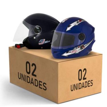 Imagem de Kit 2 Capacete New Liberty 3 Elite + Liberty 4 Kids Feminino Masculino