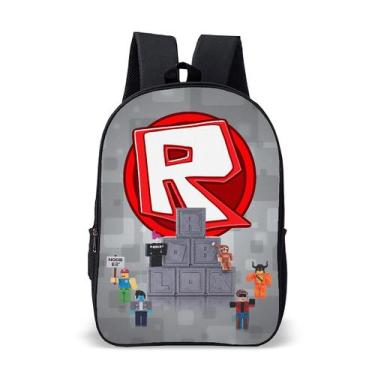 Imagem de Mochila Escolar Infantil Game De Blocos Volta Às Aulas Estampa Colorid