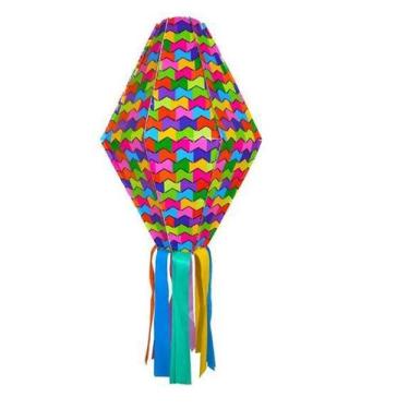 Imagem de Balão Decorativo Festa junina Grande 28cm Colorido- Kit 5un - Mor, Pap