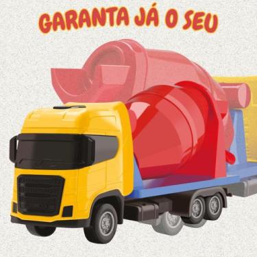 Imagem de Brinquedo Caminhão Bravus Truck Betoneira - Gava Toys