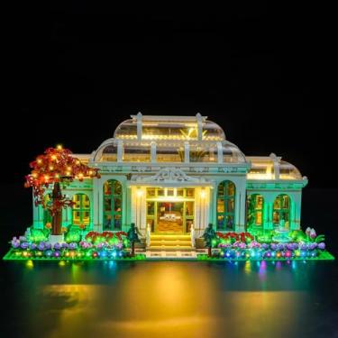 Imagem de BrickBling Luz LED compatível com Lego The Botanical Garden, kit de iluminação criativa compatível com Lego 21353-No Bricks (versão clássica)