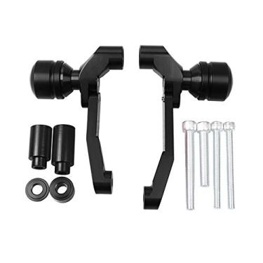 Imagem de Acc-Creativity Motocicleta CNC Alumínio Motor Crash Guard Case Frame Sliders Protector Proteção contra quedas Compatível com Honda CB650R CB650F (preto)