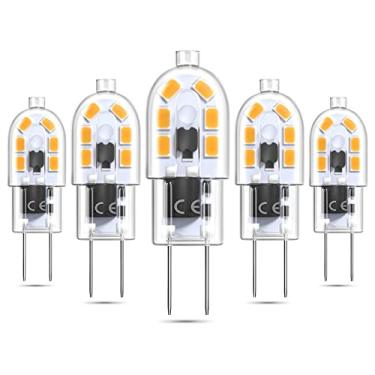 Imagem de Bonlux Lâmpada Led Gy6.35, Base Bi-Pino 12V 3W, Equivalente A Halógena De 20W, Branco Quente 3000K (Pacote Com 5) Para Luminária Mesa, Iluminação Destaque, Exposição E Paisagem