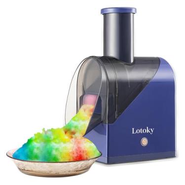 Imagem de LOTOKY Máquina De Raspar Gelo, E Raspadinha Para Raspadinhas Caseiras, Cones Neve, Coquetéis, Lâminas Aço Inoxidável, Fácil Limpar