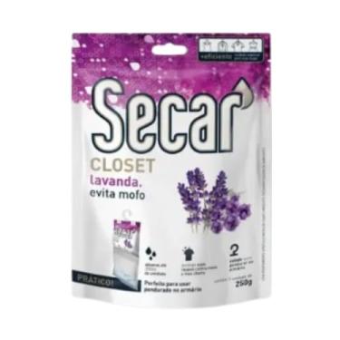Imagem de Desumidificador Secar Closet 250g Anti Mofo Anti Odor Absorvedor De Umidade Para Guarda Roupa Armario Closet E Roupeiros Lavanda kids Sem Perfume (Lavanda)